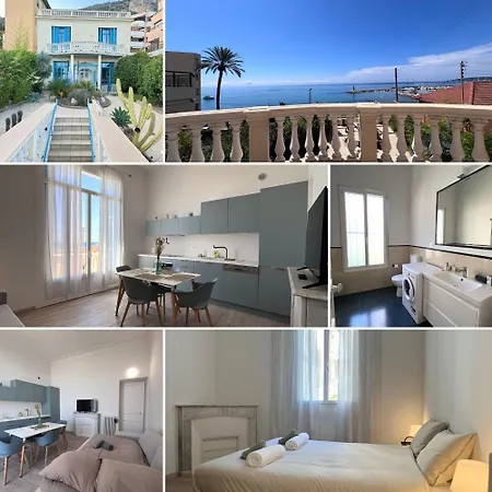 10' Monaco - 10' Italia - Incantevole Vista Mare アパート